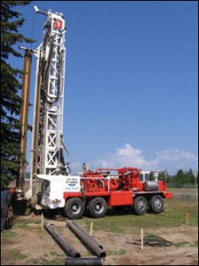 Puits du Québec - Foreuse Drilltech D40K